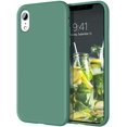 thumbnail image 1 of iPhone XR Case, iPhone 10 XR Case DOMAVER Slim Lightweight Smooth Liquid Silicone Soft Gel Rubber Microfiber Lining, 1 of 5