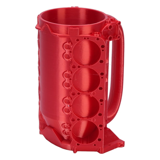 Cilindro Del Motor Puede Taza, Cilindro De Aislamiento De ABS Cilindro Cilindro De Café Taza De Café Divertida Bloques Mecánicos De Motor Tope De Café Para Amantes Del