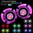 thumbnail image 3 of 2 Pcs Led Porte-Gobelet Lumières LED Sous-Verres De Voiture 7 Couleurs Lumineux Cup Pad USB Charge Tasse Tapis pour Boissons Sous-verres Accessoires Décoration Intérieure Atmosphère Lumière, 3 of 5