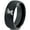 Black Dome Tungsten, variant on Tungsten Ninja Samuri Sword Martial Arts Band Ring 8mm Men Women Comfort Fit Black Dome Polished