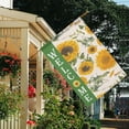 thumbnail image 3 of Spring Summer Sunflower Garden Flag 28x40 Inch Double Side for Outdoor Courtyard Garden Decor Flowers Welcome Holiday Flag for Outside Decoration, 3 of 6