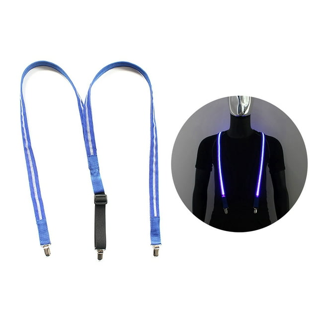 Utility Suspender Light up LED Y Shape Suspender Trouser Suspender Party Supply