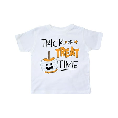 

Inktastic Halloween Trick or Treat Time Mummy Candy Apple Gift Toddler Boy or Toddler Girl T-Shirt