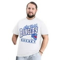 thumbnail image 2 of Men's G-III Sports by Carl Banks  White New York Rangers Adaptive Headliner T-Shirt, 2 of 6