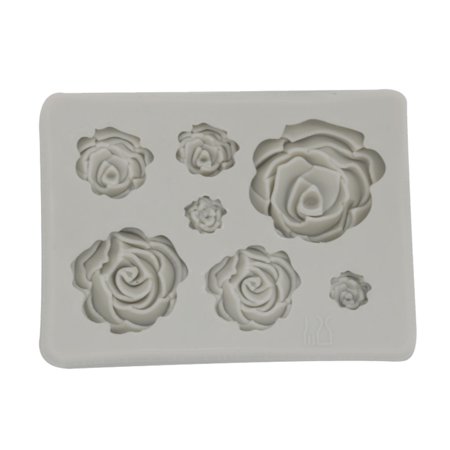 

3D Rose Fondant Mold Non Stick Flower Mould Silicone for Cake Chocolate Mould