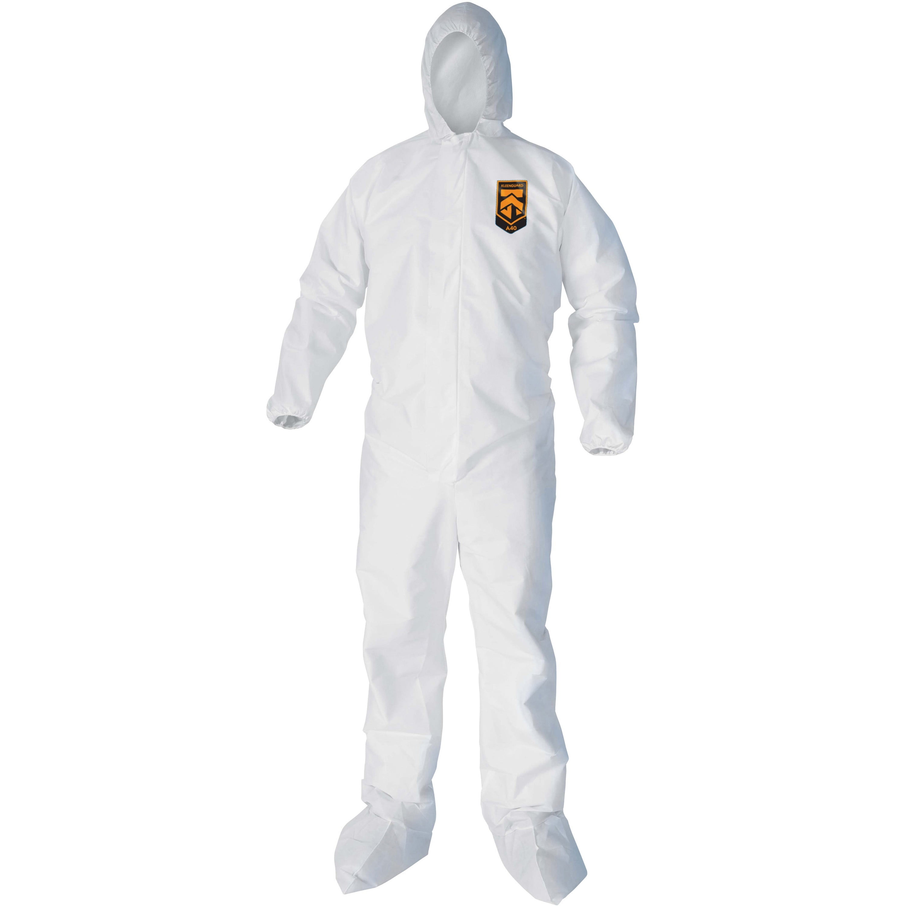 KleenGuard, KCC44333, A40 Coveralls Zipper Front, Elastic Wrists