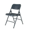 thumbnail image 5 of NPS 200 Series 29.5" Modern Metal Double Hinge Folding Chair in Blue (Set of 4), 5 of 5