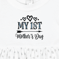 thumbnail image 4 of Inktastic My 1st Mothers Day Girls Baby Dress, 4 of 5