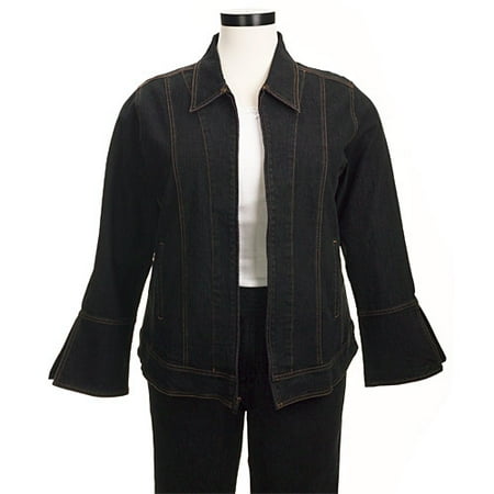 Just My Size-Women's Plus-Size Stretch Denim Jacket