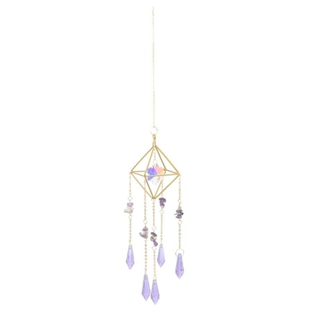 

Crystal Pendant Delicate Crystal Hanging Ornament for Home Wall Balcony Garden