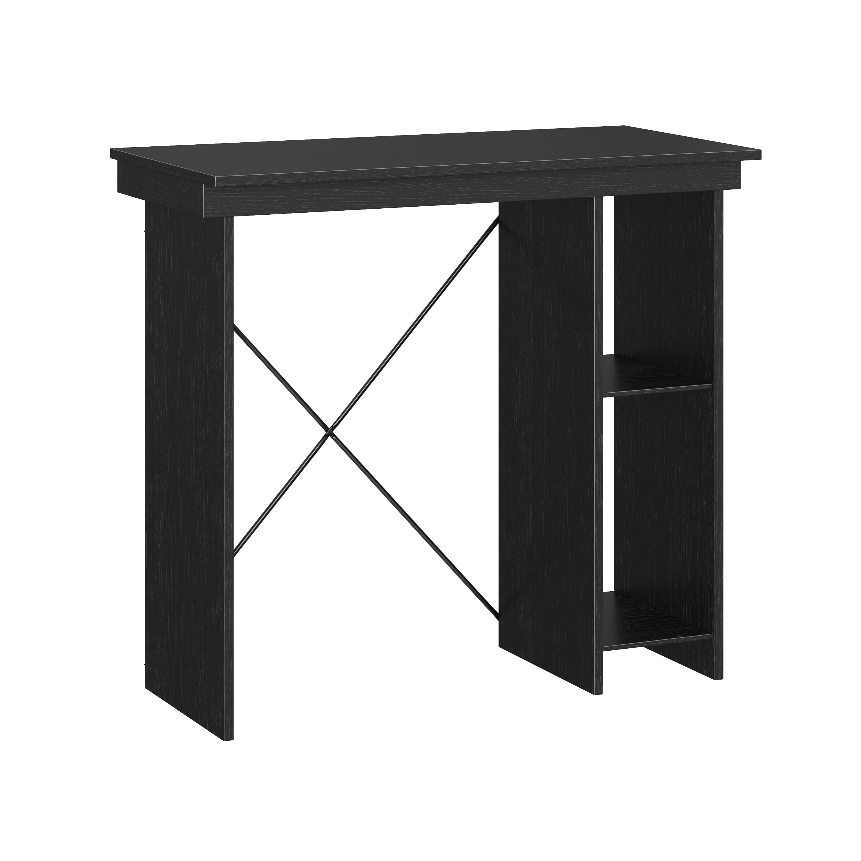 Mainstays Ardent No Tools Small Space Writing Desk, Black