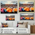 thumbnail image 4 of Designart "Rainy Day Spectators Sheltered III" Stadiums Floater Framed Canvas Prints, 4 of 5