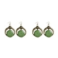 thumbnail image 4 of Sonducket Collar con colgante de piedra de cristal hecho a mano para mujer, collar de estilo bohemio, regalo para mujer, E055-Green duradero E055-Verde 2Conjunto, 4 of 6