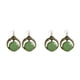 thumbnail image 4 of Sonducket Collar con colgante de piedra de cristal hecho a mano para mujer, collar de estilo bohemio, regalo para mujer, E055-Green duradero E055-Verde 2Conjunto, 4 of 6