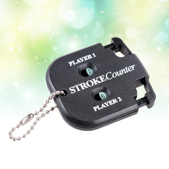 Mini Square Professional Scorer Scoring Device Double-Digit Score Indicator (Black)