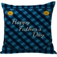 thumbnail image 1 of Fiudx Ofertas Relámpago El Bonito Regalo Para Tu Padre, Funda De Almohada De Lino Con Impresión Digital Para El Día Del Padre, Fundas De Almohada Para Coche, Fundas De Almohada Para Sofá De 16.9 X 16, 1 of 2