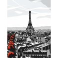thumbnail image 3 of Fairbrother, Jo 15x18 Black Modern Framed Museum Art Print Titled - Paris I, 3 of 5