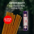 thumbnail image 5 of Express Beauty Nag Champa Reiki Incense Sticks, Authentic Agarbatti for Relaxation and Non-Toxic Incense - (12 Pack Set), 5 of 5