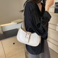 thumbnail image 3 of Bolso Mano Crescent Bag Mujer PU Cuero Hebilla para Desplazamientos Viajes Fiesta, 3 of 9