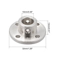 thumbnail image 3 of Acoplamiento de brida rígido de 10mm Diámetro interior H13*D16 Conector de eje de motor tono plateado 2PCS para piezas de bricolaje, 3 of 4