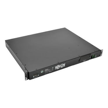 Tripp Lite Metered PDU with ATS, 200 – 240 V Outlets (10 C13), 2 C14 Inlets, 3.6 m Cords, 1U Rack-Mount Power, TAA (PDUMH15HVAT)