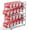 SilverGray, variant on Soda Can Dispenser Organizer Storage Rack, 2 Pack Stackable Beverage Soda Can Organizer Holder for Refrigerator, Cabinet, Pantry -Black