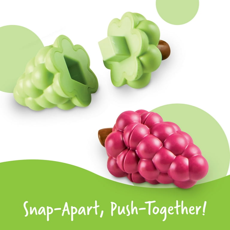 Learning Resources Snap-N-Learn Fruit Shapers Preschool Toy for