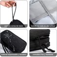thumbnail image 5 of Organizador Portátil, Bolsa para Accesorios Electrónicos Accesorios de electrónica Estuches Bolsa de Viaje Universal para Discos Duros, Cables USB, Auriculares, Móviles, Cargadores (Negro), 5 of 5