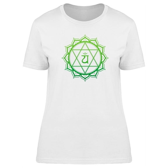 Heart Chakra T-Shirt Women -Image by Shutterstock, Female Small