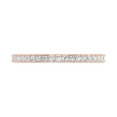 thumbnail image 3 of 1/5 Carat Prong Set Diamond Wedding Band Ring in 14K Rose Gold (Ring Size 7) (I1-I2 Clarity), 3 of 4