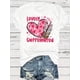 thumbnail image 3 of Camisetas con diseño gráfico para mujer, playera corta, clásico, estética, ropa de verano de los 90Summer Plus-Size Short-Sleeve Round-Neck T-Shirt for Women with Pink Heart Print, Perfect for Vale, 3 of 7