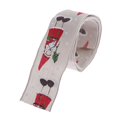 thumbnail image 4 of Cinta de Navidad 2 yardas Tela de de grosgrain Cintas de Navidad Decoración de manualidades Caja de Envoltura de regalos, Clips de la Gloria Grosgrain Satin Fabric Ribbons, 4 of 9