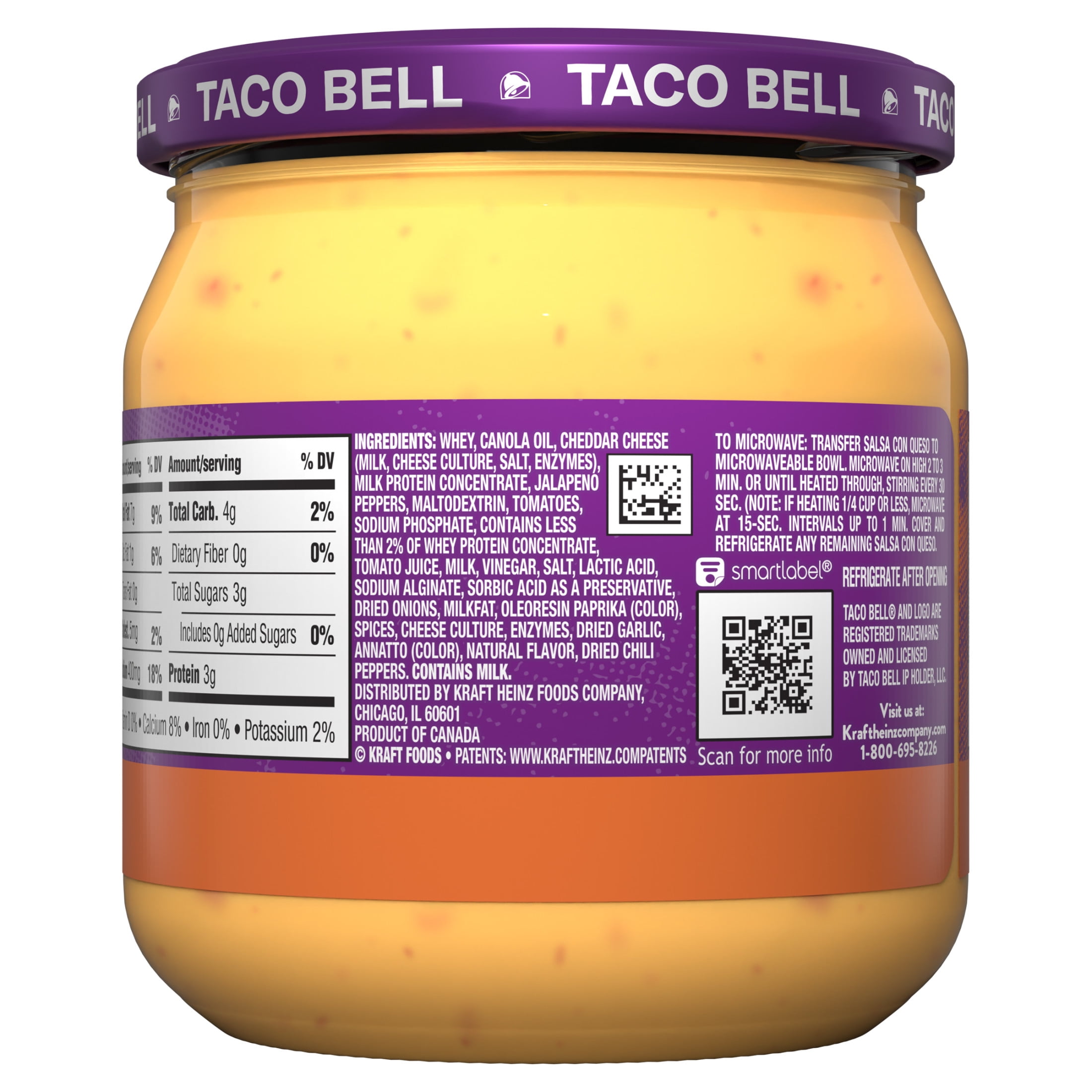 taco bell cheese sauce ingredients