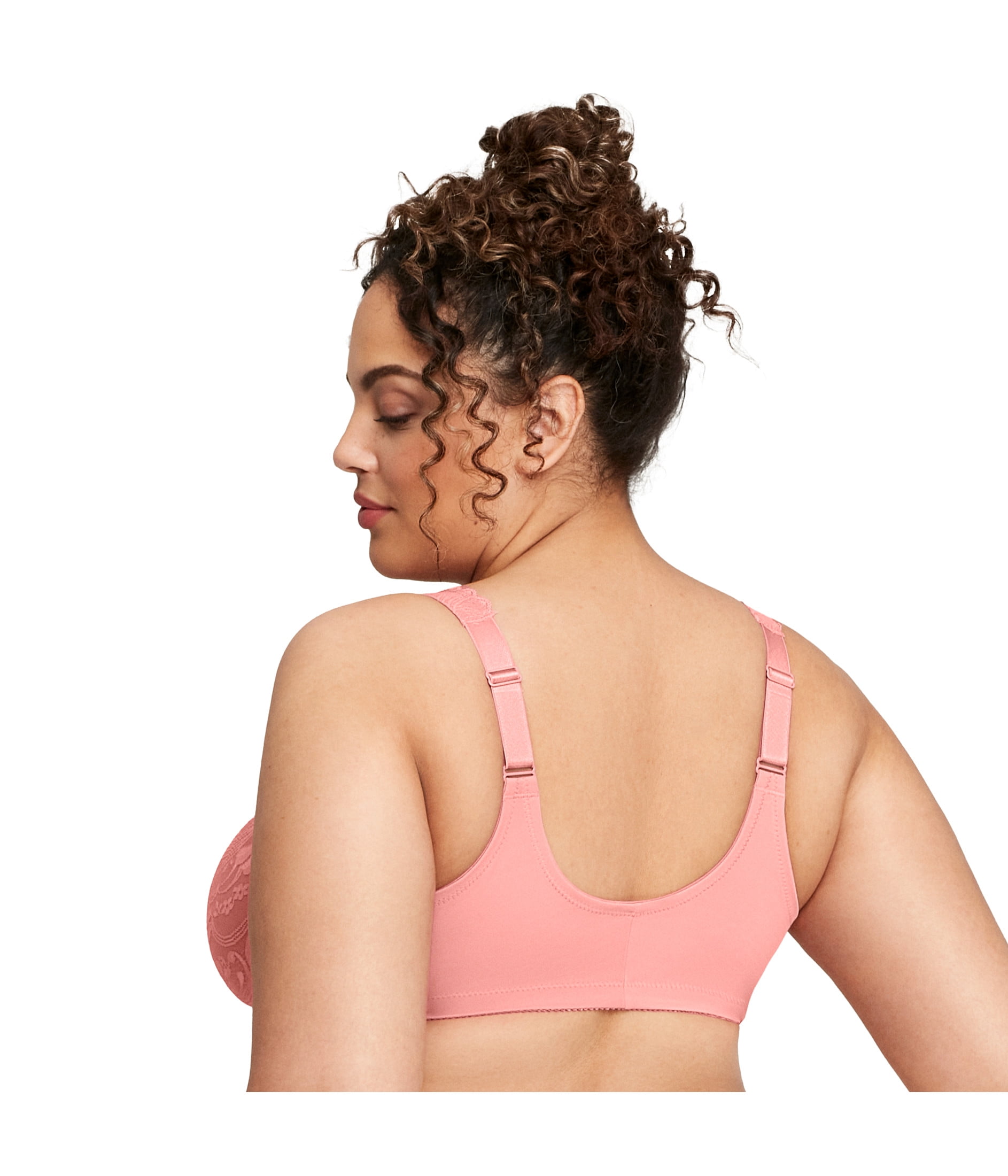 Glamorise WonderWire Front-Closure Stretch Lace Underwire Bra 9245 (Women's & Women's Plus)