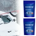 thumbnail image 2 of Ice Melter Blend Ice Melt, Green-Coated Deicer Crystals, 3.53oz(100g) - Safer Melter for Vegetation, Concrete & Metals w/ Anti-Corrosion Calcium Magnesium Acetate, 2 of 8