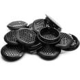 thumbnail image 1 of 20 piezas de 53 mm/2,1" de ventilación de aire redondas para sofito, rejilla de ventilación circular de acero inoxidable con orificio de malla para cocina, baño (negro), 1 of 5