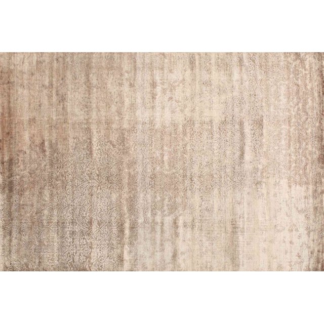 Ahgly Company Machine Washable Indoor Rectangle Contemporary Deep Peach Orange Area Rugs, 9' x 12'
