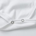 thumbnail image 4 of Gibobby Mamelucos para bebe niña Traje de un año con estampado de arcoíris para niña, traje de falda superior de manga corta de verano, conjunto de 2 piezas(Blanco, 12-18 Meses), 4 of 5