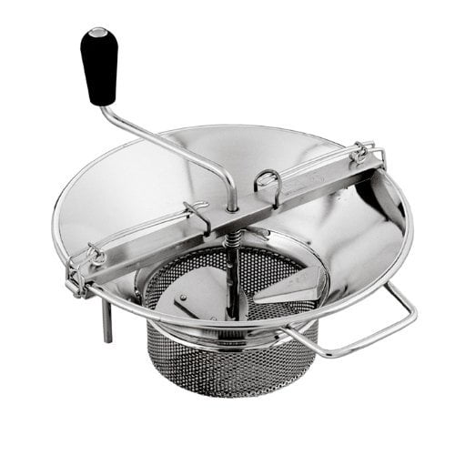 Mouli Food Mill Tomato Strainer / Crusher X5, S/S, 8 Qt. Capacity