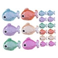 thumbnail image 5 of LABSERRON 30Pcs Resin Miniature Fish Figurines Luminous Diy Decoration Purple Green Pink Red 1.5x0.7x0.6in, 5 of 8