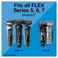 thumbnail image 2 of Braun Series 5 Electric Shaver Replacement Head, 54B, Black, 1 ct, 2 of 12