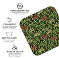 thumbnail image 4 of Disketp Green Cacti And Red Chili Funny Coasters,6 Pcs Leather Coasters with Holder, Perfect Housewarming Hostess Gifts,Protect Furniture from Water Marks Scratch and Damage,Square, 4 of 7