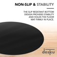 thumbnail image 4 of DESKU - Circle Gaming Chair Mat, Computer and Office Chair Mat for Hard Floors, Black, 46 Inches, 4 of 6