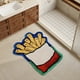 thumbnail image 5 of Alfombra de baño absorbente de alta densidad | Textura suave similar a la lana | Reverso impermeable y antideslizante | Alfombra de entrada de poliéster duradera para cocina y lavadero, 5 of 6