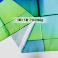 thumbnail image 6 of Colored Contour Curtains Rod Pocket Kids Boys Girls Abstract Rainbow Colorful Block Brick Geometric 3D Print Pattern Window Drapes for Nursery Baby Bedroom Playroom W42 x L84 Inch 2 Panels, 6 of 6