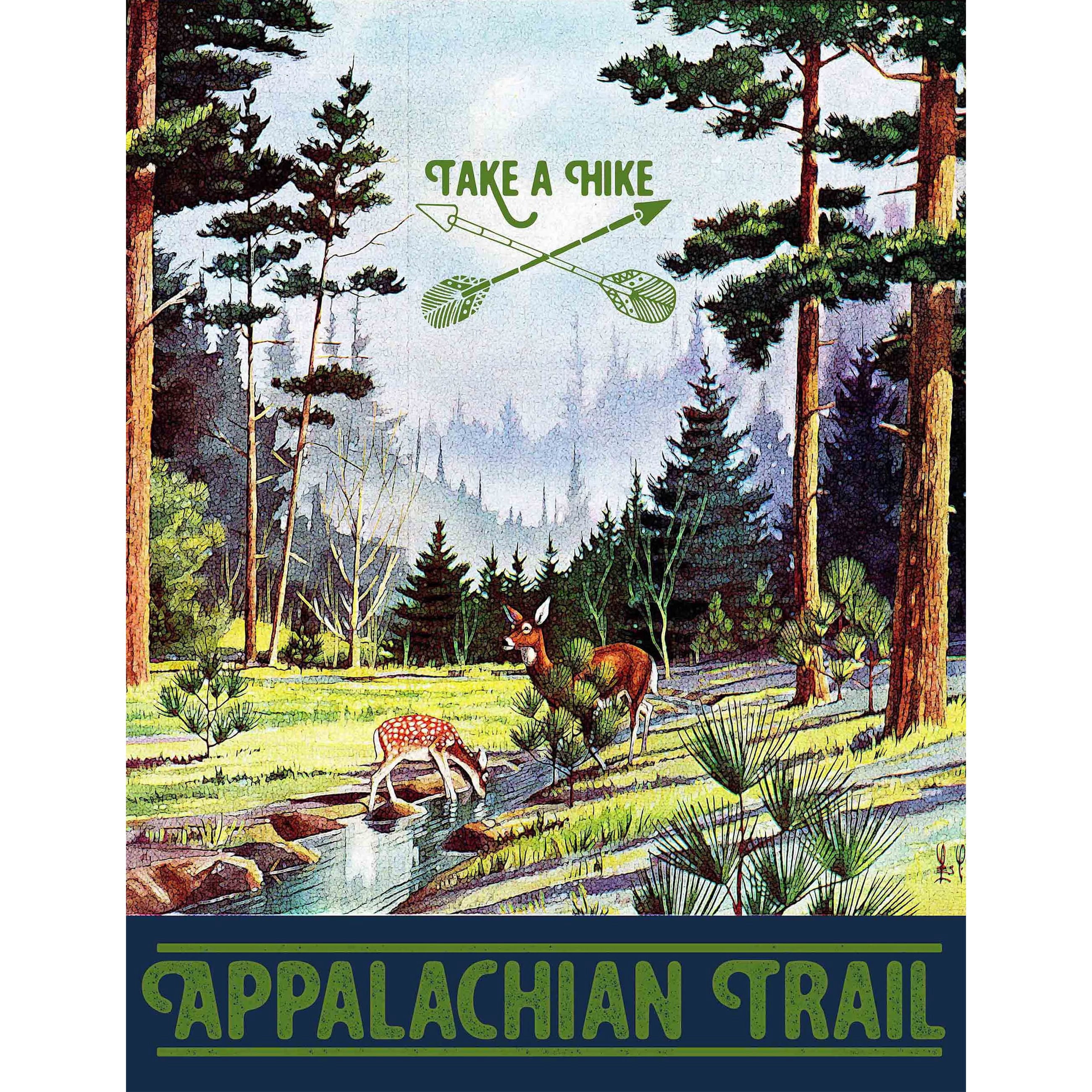 Marmont Hill Appalachian Trail Vintage Advertisement on Wrapped Canvas