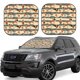 thumbnail image 1 of Balery Funny Chicken Parasol para parabrisas de coche de 2 piezas | Parasol plegable para parabrisas delantero de coche para la mayoría de sedanes-Small, 1 of 6