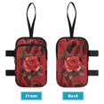 thumbnail image 3 of COEQINE Patterned Crutch Pouch, Walking Cane Bag Red Rose Marble Forearm Crutch Storage Pouch, Two Zipper Pouch, Lightweight, Large Capacity, for Elbow Crutches, 3 of 7