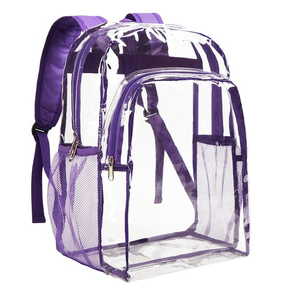 Mochila transparente Vorspack Heavy Duty Púrpura Transparente