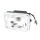 thumbnail image 1 of DC 12V Luz Blanco Cálido Haz Hi/Lo Rectangular Faro Delantero Para Moto GS125 Unique Bargains faro de motocicleta, 1 of 2